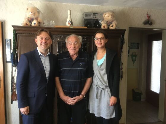 Dr. Jens Zimmermann, Heinrich Beckmann und Anna Wellbrock (v.l.n.r)